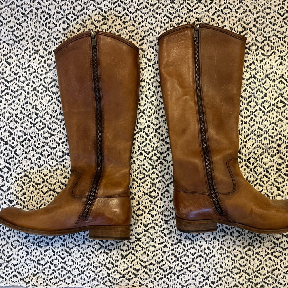 FRYE AND CO. Brown Heeled Boots